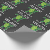 Braziliaanse Jiu jitsu BJJ Turtle defence position Cadeaupapier (Hoek)