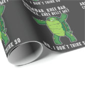 Braziliaanse Jiu jitsu BJJ Turtle defence position Cadeaupapier (Rol Hoek)