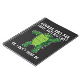 Braziliaanse Jiu jitsu BJJ Turtle defence position Notitieboek (Linkerzijde)