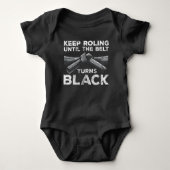 Braziliaanse Jiu Jitsu Black Belt Rolling Fighter Romper (Voorkant)