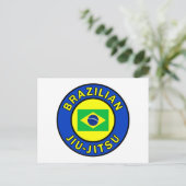 Braziliaanse Jiu Jitsu Briefkaart (Staand voorkant)