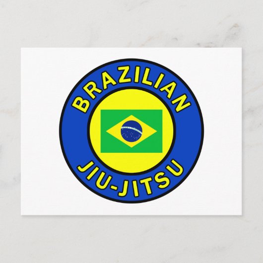 Braziliaanse Jiu Jitsu Briefkaart (Voorkant)