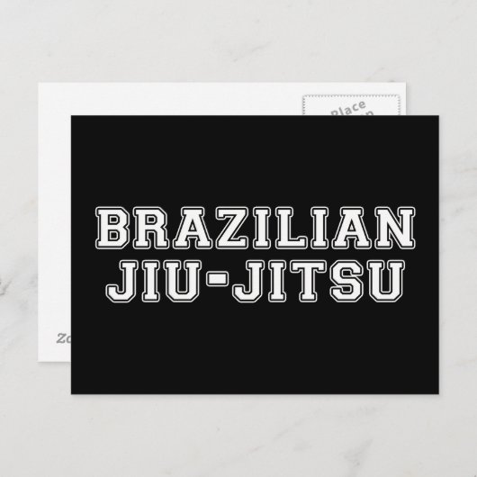 Braziliaanse Jiu Jitsu Briefkaart (Voorkant / Achterkant)