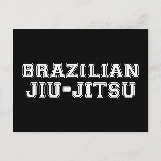 Braziliaanse Jiu Jitsu Briefkaart (Voorkant)