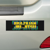 Braziliaanse Jiu-Jitsu Bumpersticker (Op auto)