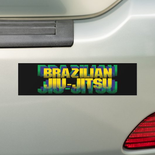 Braziliaanse Jiu-Jitsu Bumpersticker (Op auto)