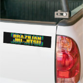 Braziliaanse Jiu-Jitsu Bumpersticker (Op Truck)