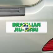 Braziliaanse Jiu Jitsu Bumpersticker (Op auto)