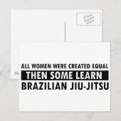 Braziliaanse jiu jitsu cadeauobjecten briefkaart (Voorkant / Achterkant)