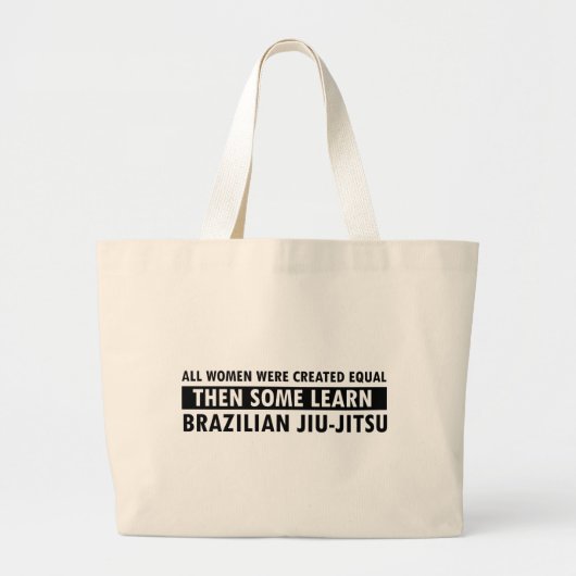 Braziliaanse jiu jitsu cadeauobjecten grote tote bag (Voorkant)