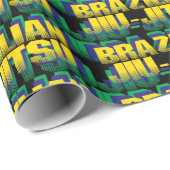 Braziliaanse Jiu-Jitsu Cadeaupapier (Rol Hoek)