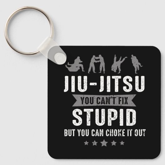 Braziliaanse Jiu Jitsu Cant Fix stuiter maar je ku Sleutelhanger (Voorkant)