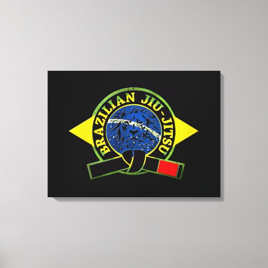 Braziliaanse Jiu Jitsu (Canvas) Canvas Afdruk (Voorkant)
