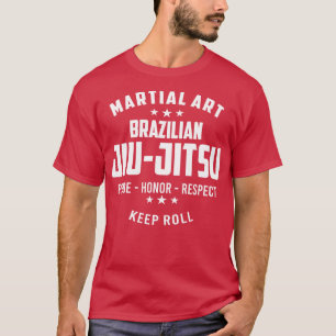 BRAZILIAANSE JIU JITSU CITAAT T-SHIRT