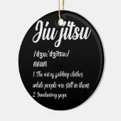 Braziliaanse Jiu Jitsu Definition Martial Art Comb Keramisch Ornament (Links)