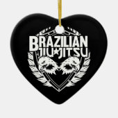 Braziliaanse Jiu Jitsu Embleem Keramisch Ornament (Voorkant)