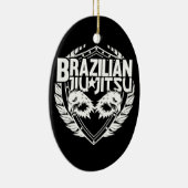Braziliaanse Jiu Jitsu Emblem Keramisch Ornament (Rechts)