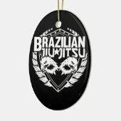Braziliaanse Jiu Jitsu Emblem Keramisch Ornament (Links)