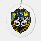 Braziliaanse Jiu Jitsu Emblem Keramisch Ornament (Links)