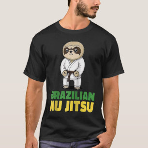 Braziliaanse Jiu Jitsu en Grappling Sloth Raglan T-shirt