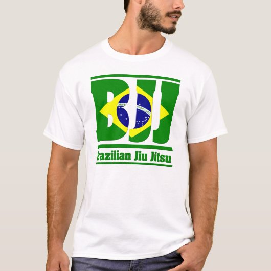 Braziliaanse Jiu Jitsu Flag T-shirt (Voorkant)