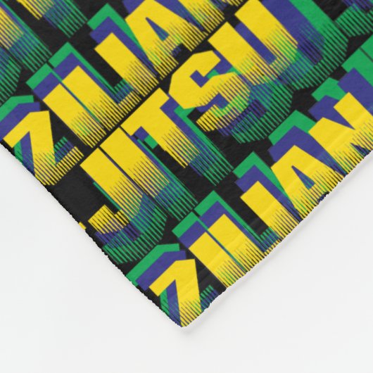 Braziliaanse Jiu-Jitsu Fleece Deken (Hoek)