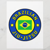 Braziliaanse Jiu Jitsu Flyer (Voorkant)