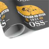 Braziliaanse Jiu Jitsu Gift Arte Suave Oss BJJ Cadeaupapier (Rol Hoek)