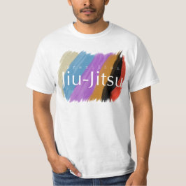Braziliaanse Jiu Jitsu-gordel verkleurt t-shirt