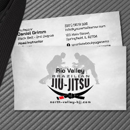 Braziliaanse Jiu-Jitsu instructeur Visitekaartje