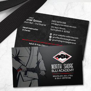 Braziliaanse Jiu-Jitsu instructeur Visitekaartje
