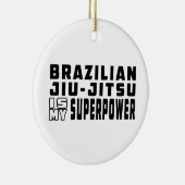 Braziliaanse Jiu-Jitsu is mijn supermacht Keramisch Ornament (Rechts)