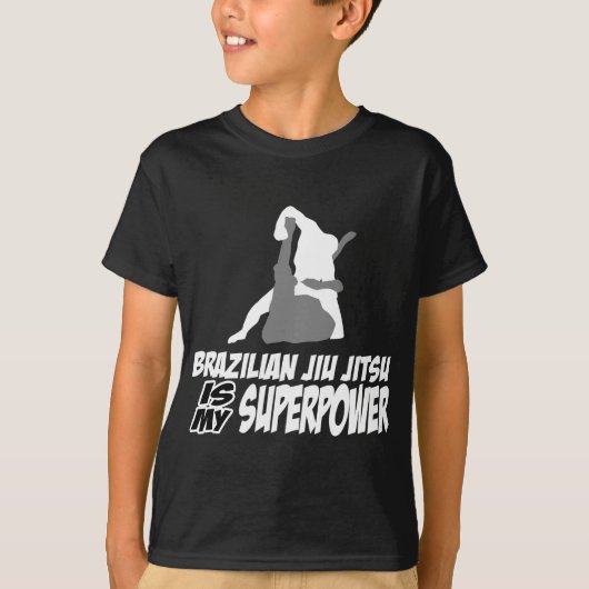 Braziliaanse jiu jitsu is mijn supermacht t-shirt (Voorkant)