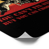 Braziliaanse Jiu Jitsu, je kunt geen stompzinnige  Poster (Hoek)