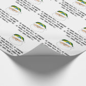 Braziliaanse Jiu Jitsu "Jitsu Clause" - kerstcadea Cadeaupapier (Hoek)