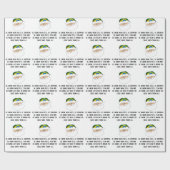 Braziliaanse Jiu Jitsu "Jitsu Clause" - kerstcadea Cadeaupapier (Vlak)