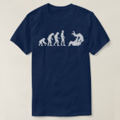 Braziliaanse Jiu Jitsu Judo Evolution Funny Martia T-shirt (Design voorkant)