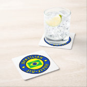 Braziliaanse Jiu Jitsu Kartonnen Onderzetters (Insitu)