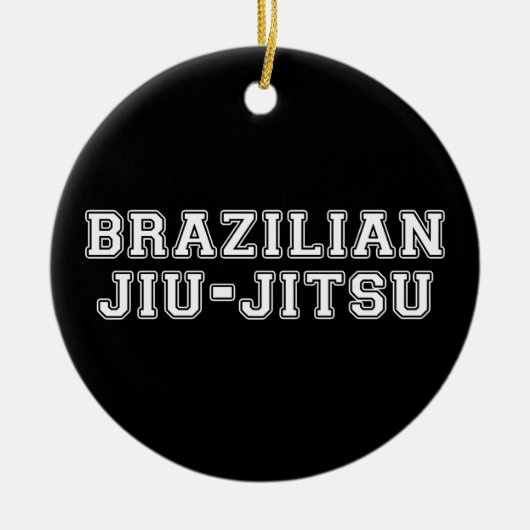 Braziliaanse Jiu Jitsu Keramisch Ornament (Voorkant)