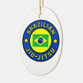 Braziliaanse Jiu Jitsu Keramisch Ornament (Links)