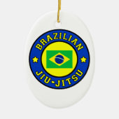 Braziliaanse Jiu Jitsu Keramisch Ornament (Voorkant)