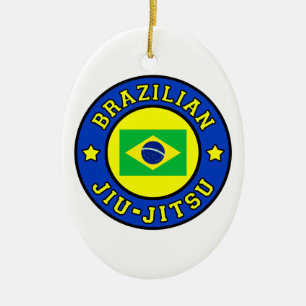 Braziliaanse Jiu Jitsu Keramisch Ornament