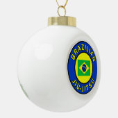 Braziliaanse Jiu Jitsu Keramische Bal Ornament (Links)