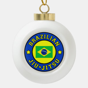 Braziliaanse Jiu Jitsu Keramische Bal Ornament