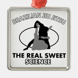 Braziliaanse Jiu Jitsu Martial arts Metalen Ornament