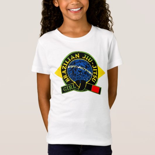 Braziliaanse Jiu-Jitsu Meisje T-shirt (Voorkant)