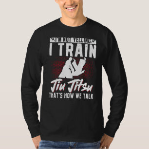 Braziliaanse Jiu Jitsu Mma Bjj Hugger Ik schaam me T-shirt