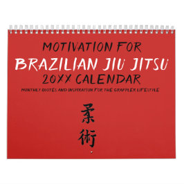 Braziliaanse Jiu Jitsu Motivatie Agenda 2019 Kalender