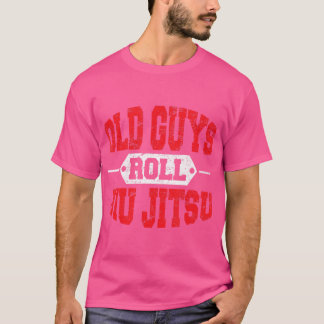 Braziliaanse Jiu Jitsu Old Guys Roll BJJ Training  T-shirt
