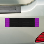Braziliaanse Jiu-Jitsu Paarse Belt BJJ-Bumperstick Bumpersticker (Op auto)